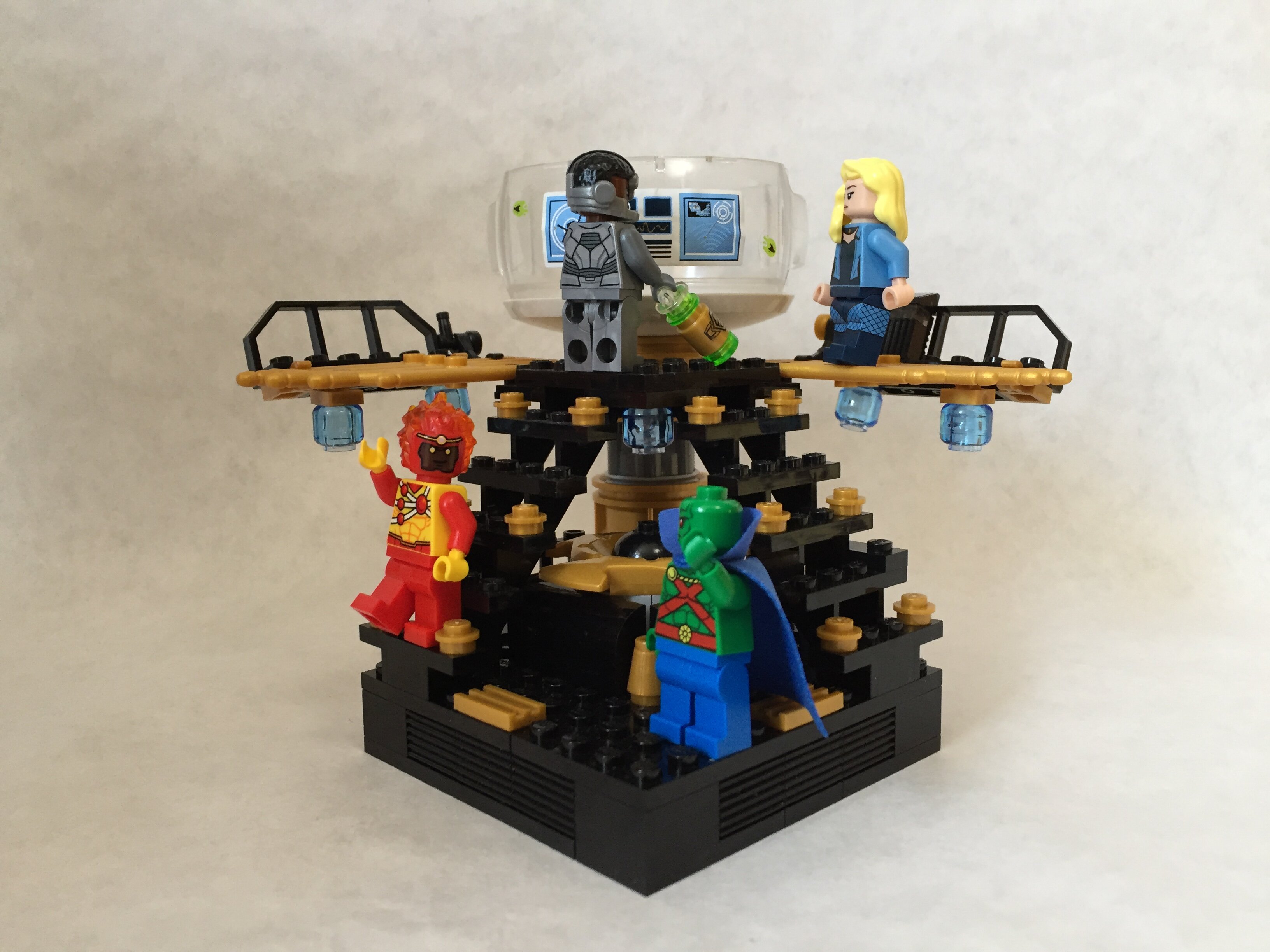 lego justice league watchtower set