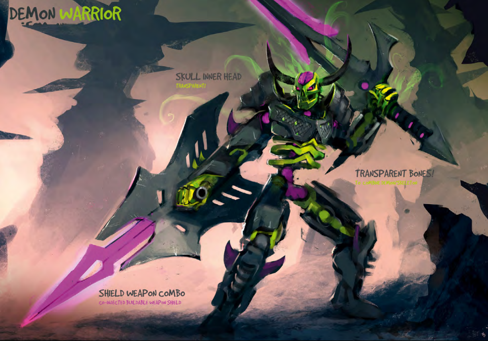 W.I.P.] Concept Art Demon Warrior - Lego Creations - The TTV