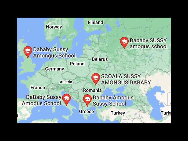 Dababy Sussy Amogus School : r/googlemapsshenanigans