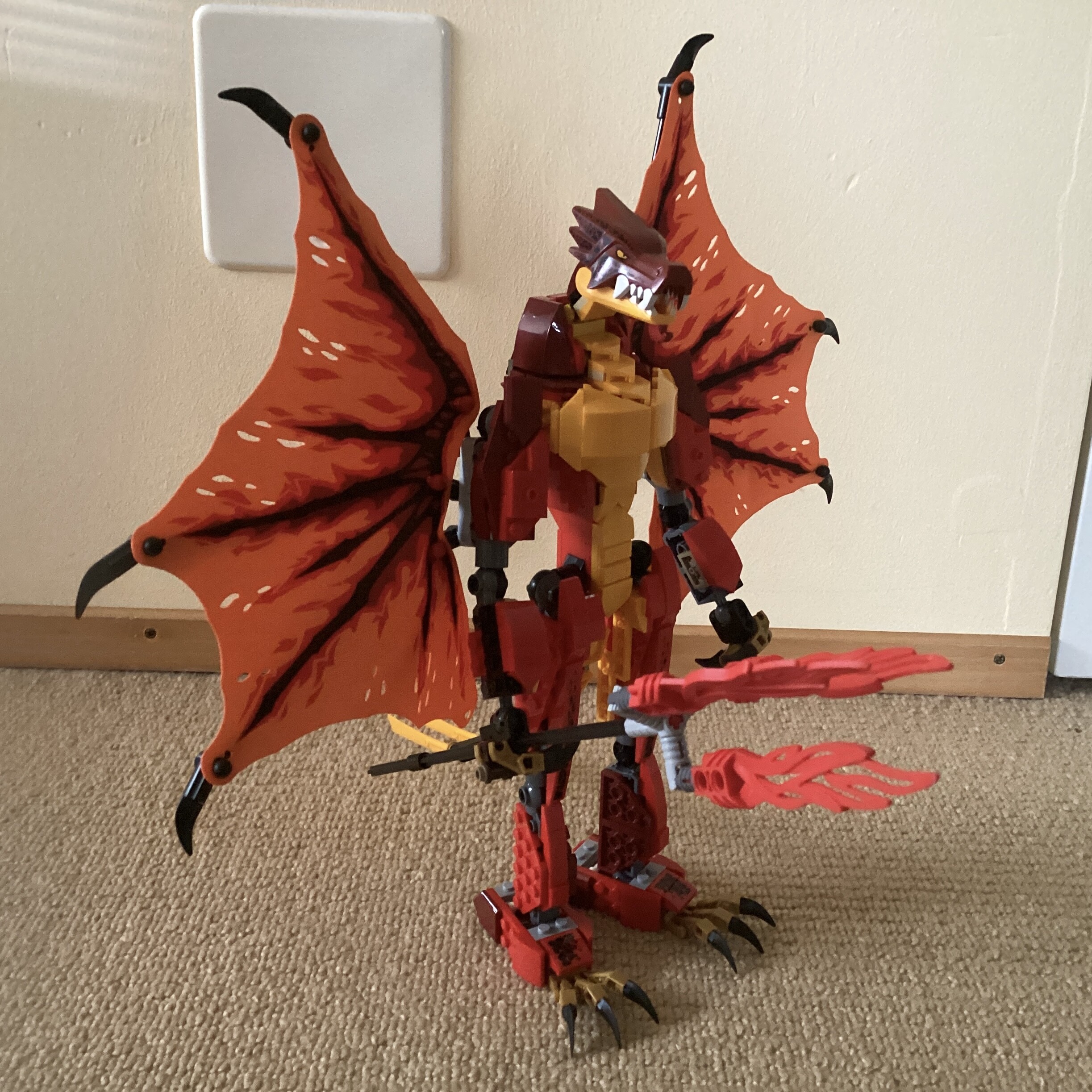 Lego ninjago dragon moc fashion