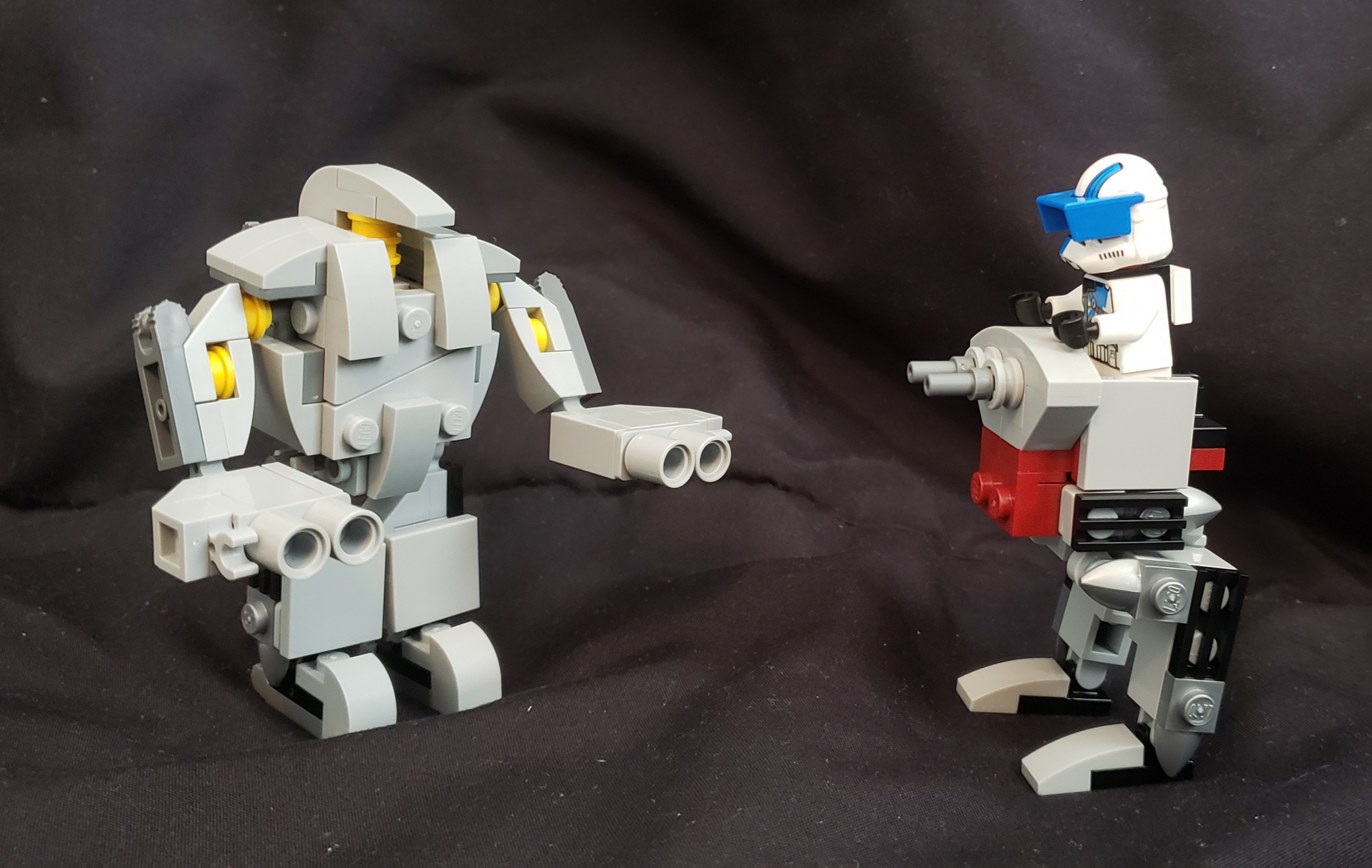 Heavy fire droid vs Clone Walker Lego Creations The TTV