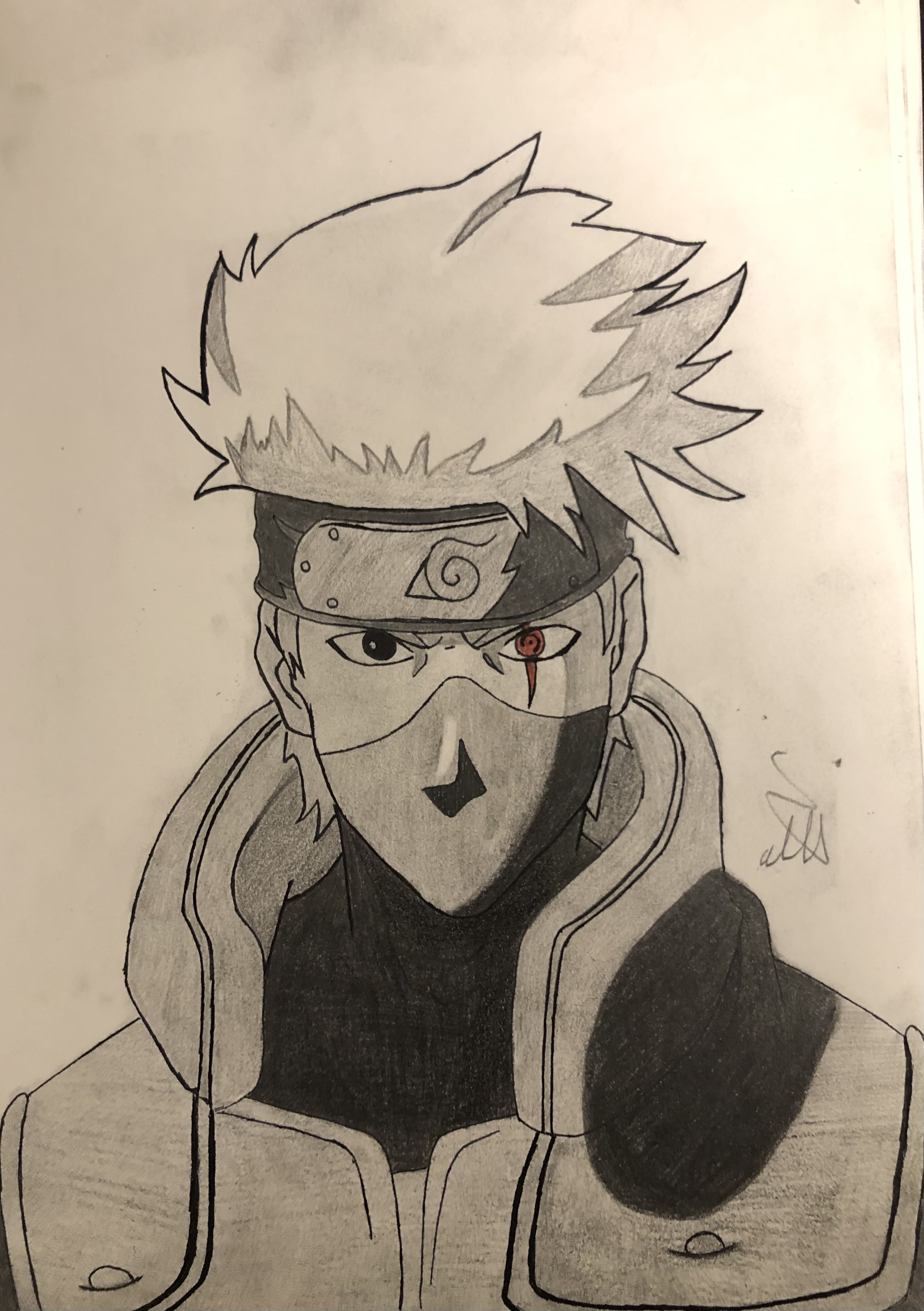 How To Draw Kakashi Hatake - Step By Step for beginners, kakashi from naruto  drawing - thirstymag.com