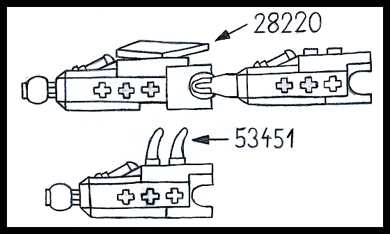 TAFBS Shell Nogi Złożenie